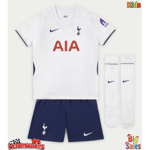 Tottenham Hotspur Jan Paul van Hecke #6 Replica Home Stadium Kit for Kids 2026-27 Short Sleeve (+ pants)